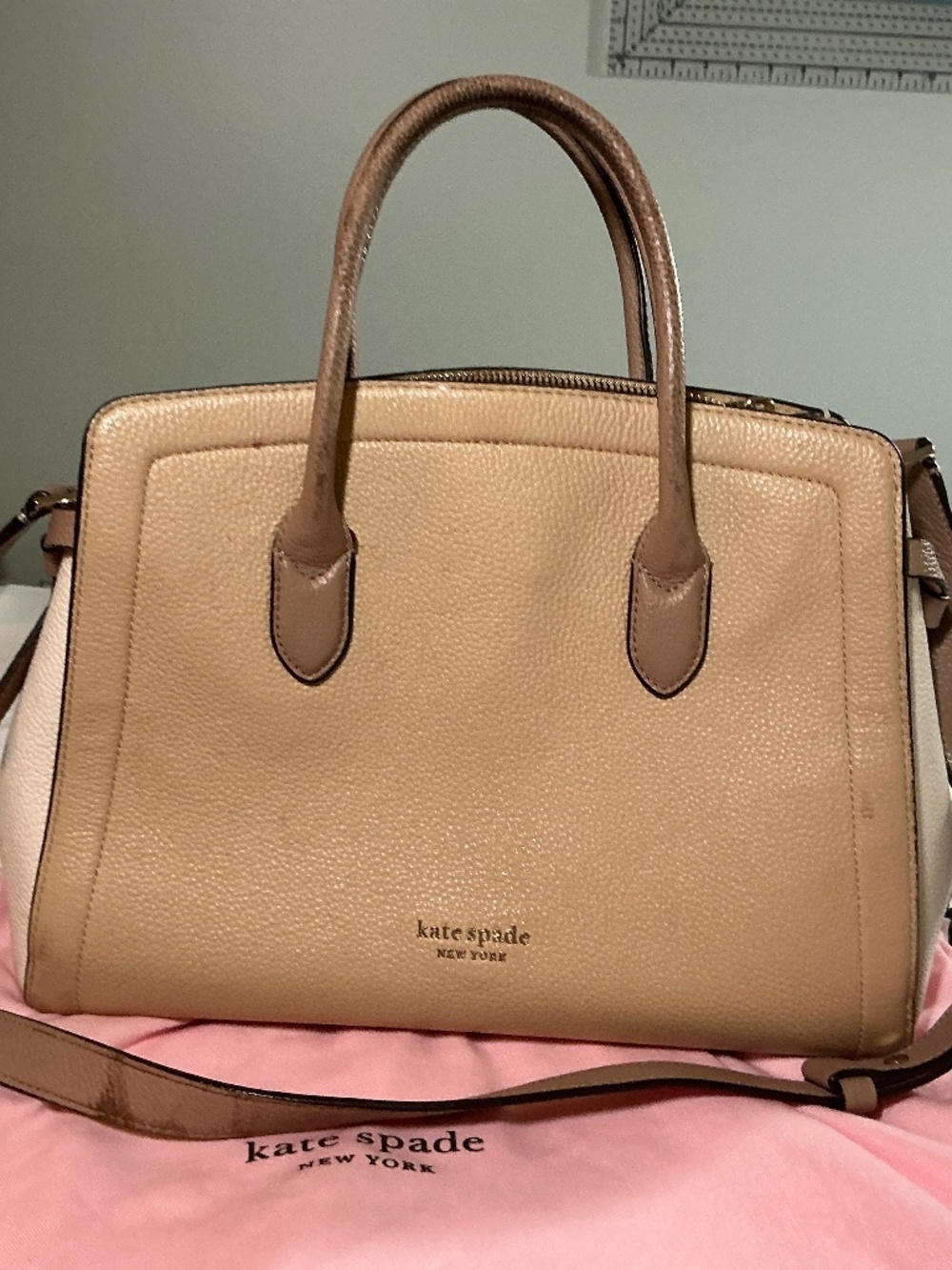 Kate Spade satchel w storage bag